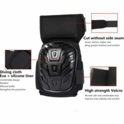 TINOR Professionelle Knieschützer Für Die Arbeit, Robuste Schaumstoffpolsterung, Mit Rutschfesten Riemen Und Einfach Zu Befestigenden Clips Für Männer, Frauen, Bodenbeläge -Angebote Fliesenleger-Werkzeug Store 53824994 5