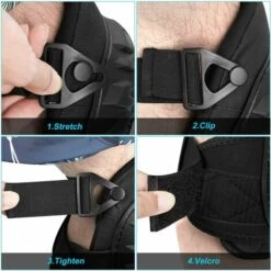 TINOR Arbeits-Knieschützer Mit Schaumstoffpolsterung Und Komfortablem Gelkissen – Verstellbarer Klickverschluss – Für Garten, Boden, Garage Und Reinigung -Angebote Fliesenleger-Werkzeug Store 53825936 4