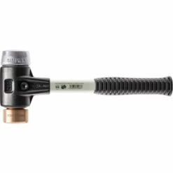 HALDER Schonhammer SIMPLEX L.330mm Kopf-Ø 40mm Hart Fibergl.Stahlguss Ku./Weichme.si.