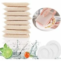 Küchenschwamm Betterlife - 12 Stück Küchenschwamm, Geruchsneutral, Doppelseitig, Antibakteriell, Mikrofaser-Pads, Scheuerschwamm (13, * 9 Cm) -Angebote Fliesenleger-Werkzeug Store 54097775 5
