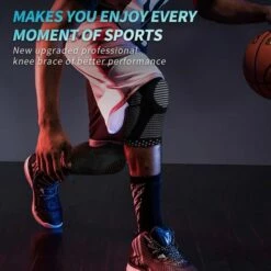 Professionelle Knieorthese Für Männer Und Frauen Mit Patella-Gel-Pads Und Seitenstabilisatoren, Knieorthesen In Medizinischer Qualität Zum Laufen, Meniskusrisse, Arthritis, Schwarz, 2 Stück-betterlife -Angebote Fliesenleger-Werkzeug Store 54099093 3