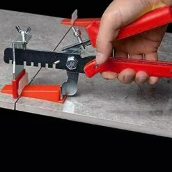 Bodenfliesen-Ortungszange, Betterlife-Fliesen-Nivellierungssystem, Verkleidungszange, Ortungs-Nivellierungssystem, Keramikfliesen-Installationswerkzeuge Für Wand-Bodenabstandshalter, Rot -Angebote Fliesenleger-Werkzeug Store 54153786 5