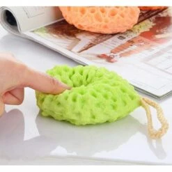 ILOVEMILAN Body Bath Sponge Set Mit 3 Weichen Naturfaser-Wabenstruktur-Peeling-Körperreinigungsschwämmen Für Erwachsene Und Kinder -Angebote Fliesenleger-Werkzeug Store 54467796 4