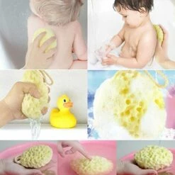 ILOVEMILAN Body Bath Sponge Set Mit 3 Weichen Naturfaser-Wabenstruktur-Peeling-Körperreinigungsschwämmen Für Erwachsene Und Kinder -Angebote Fliesenleger-Werkzeug Store 54467796 5
