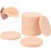 ILOVEMILAN 12 Packungen Schminkschwämme Set Puff Makeup Schwamm Einheitsgröße Erwachsene Unisex Schaumstoffschwämme (runde Hautfarbe)