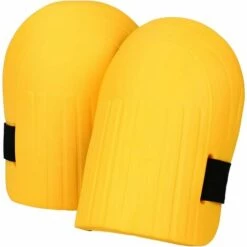 TINOR Paar EVA-Knieschoner Knieschützer Für Bodenarbeit Gartenarbeit (Medium, 1 Paar Gelb)