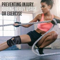 TINOR Neopren-Kniebandage, 2-teilige Patella- Und Bänder-Kniebandage, Kniebandage Mit Offenem Patella-Stabilisatorring Für Sport, Laufen -Angebote Fliesenleger-Werkzeug Store 54497116 5