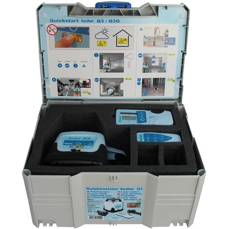HEDUE® Rotationslaser Hedue Q3 Im Systainer Mit Empfänger E2 2 HEDUE® Rotationslaser Hedue Q3 Im Systainer Mit Empfänger E2 – Bild 2
