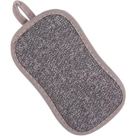 LANGRAY 12 Packungen Langlebige, Wiederverwendbare, Abriebfeste Mikrofaser-Schrubbschwämme Zum Reinigen Von Geschirr Und Töpfen In Der Küche, Braun 1 LANGRAY 12 Packungen Langlebige, Wiederverwendbare, Abriebfeste Mikrofaser-Schrubbschwämme Zum Reinigen Von Geschirr Und Töpfen In Der Küche, Braun