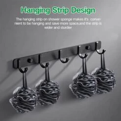 LANGRAY Duschschwamm, Badehocker, 4 Schwarze Mesh-Luffa-Körper-Peeling-Bürsten, Sauberer Haut-Luffa-Schwamm Zum Baden, Bequem Und Weich -Angebote Fliesenleger-Werkzeug Store 55034148 4