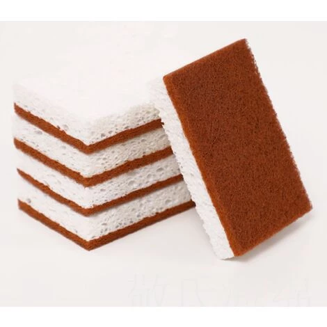 LANGRAY 10 Natürliche, Pflanzliche, Biologisch Abbaubare Und Kompostierbare, Langlebige Und Geruchlose Scheuerschwämme Zum Reinigen Von Geschirr Und Küche. 1 LANGRAY 10 Natürliche, Pflanzliche, Biologisch Abbaubare Und Kompostierbare, Langlebige Und Geruchlose Scheuerschwämme Zum Reinigen Von Geschirr Und Küche.