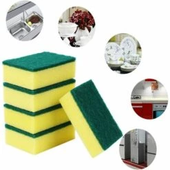 LANGRAY 10er-Pack Küchenreinigungsschwamm, Schrubbschwamm, Schrubbschwamm Zum Reinigen, Geruchloser Schwamm. -Angebote Fliesenleger-Werkzeug Store 55035710 3