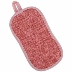 LANGRAY 12 Packungen Langlebige, Wiederverwendbare Und Widerstandsfähige Mikrofaser-Scheuerschwämme Zum Reinigen Von Geschirr Und Töpfen In Der Küche - Rot