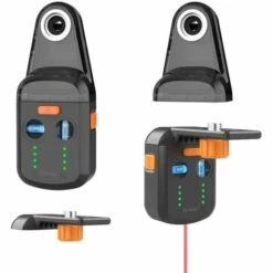 LIFCAUSAL 3-in-1-Laser-Wasserwaage Mit Elektrischem Saug-Vakuum-Bohrstaubsammler Und Halterung, Nivellierlinie, Laser-Nivellierwerkzeug Für Den Bau Von Bildern Zum Aufhängen Von Wänden, Schreiben, Malen, Renovierung