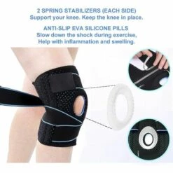 WERKZEUGE Neopren-Kniebandage, 2-teilige Patella- Und Bänder-Kniebandage, Kniebandage Mit Offenem Patella-Stabilisatorring Für Sport, Laufen -Angebote Fliesenleger-Werkzeug Store 55354159 4