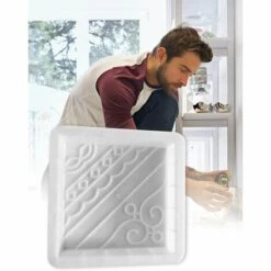 TINOR Kunststoff-Trittstein-Formenbauer, Stufenpflaster, Beton, Wiederverwendbarer Weg Für Dekoration, Garten, Hinterhof, Terrassen -Angebote Fliesenleger-Werkzeug Store 55359239 4