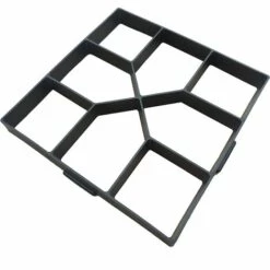 TINOR Pflasterform Aus Kunststoff, 40 X 40 Cm, Für Garten, Terrasse, Auffahrt, Hof, Gehweg, Beton, Zement, Pflaster, Wiederverwendbar, Pflasterform, DIY-Schalung -Angebote Fliesenleger-Werkzeug Store 55359365 3