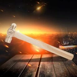 TINOR 13 Zoll Langer, Funkenfreier Stanzhammer Aus Messing Mit Doppelseitigen Hammerköpfen Und Holzgriff Für DIY Craft Dapping Punch -Angebote Fliesenleger-Werkzeug Store 55359457 4