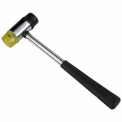 TINOR 27 Mm Gummihammer, Rutschfester Gummigriff, Doppelseitiger Weicher Hammer Mit Für Leder, Schmuck Und Heimrenovierung