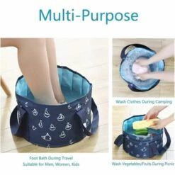 BENOBBY KIDS Faltbares Fußbad, Tragbares Fußbad, Spa-Fußbad, Fußbad Für Den Haushalt, Outdoor-Camping, Zwei Packungen -Angebote Fliesenleger-Werkzeug Store 55513819 3