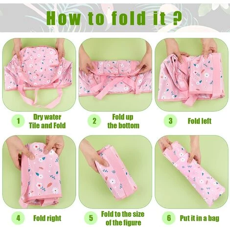 BENOBBY KIDS Faltbarer Eimer, Tragbarer Wasserdichter Multifunktionaler Faltbarer Eimer Mit Aufbewahrungstasche, Tragbarer Faltbarer Eimer Für Waschbecken, Geeignet Für Outdoor-Camping, Reisen Sowie Das Upgrade Der Kleinen Rosenblume 4 BENOBBY KIDS Faltbarer Eimer, Tragbarer Wasserdichter Multifunktionaler Faltbarer Eimer Mit Aufbewahrungstasche, Tragbarer Faltbarer Eimer Für Waschbecken, Geeignet Für Outdoor-Camping, Reisen Sowie Das Upgrade Der Kleinen Rosenblume – Bild 4