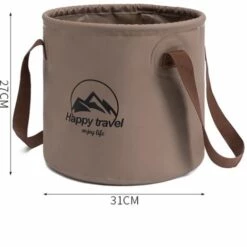 BENOBBY KIDS 20L Falteimer, Wasserdichter Faltwasserbeutel, Tragbarer Falteimer, Robust, Faltbar, Geeignet Für Camping, Angeln, Wandern, Strand Und Garten.