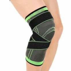 GESCHENKE Kompressions-Kniemanschette, Verstellbarer Riemen Zur Schmerzlinderung, Kniestütze, Lauf-Kniemanschette, Riemen (XL)