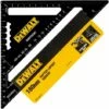 DeWALT Speed Square-Anschlagwinkel 18cm, Multi-Konstruktionsdreieck Aus Aluminium, Anrisslinienkerben Und Drehpunkt