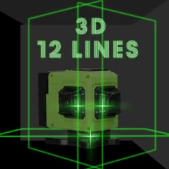 HAPPYSHOPPING Multifunktionaler 12-Linien-Laser Mit Grünem Licht, 3 °, Selbstnivellierende Maschine, Wiederaufladbares Lithium-Batterie-Nivellierwerkzeug, Omnidirektionaler Bodenwandaufkleber,EU -Stecker, Blau -Angebote Fliesenleger-Werkzeug Store 56198688 3