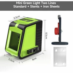 HAPPYSHOPPING Level Laser Portable Mini Starkes Licht Infrarot Level Grün 2 Linien Linienprojektor Mit Unterstützung High Precision Level,Grün -Angebote Fliesenleger-Werkzeug Store 56198987 5