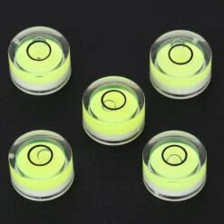 ILOVEMILAN 5 STÜCKE Runde Wasserwaagen, Mini-Wasserwaage Neigungsmesser, Wasserwaage Für Stativ, Plattenspieler, Plattenspieler, 15 X 8 Mm -Angebote Fliesenleger-Werkzeug Store 56629257 4