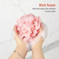 WERKZEUGE 2 Stück Badeschwamm Peeling Badeschwamm,Badeblumen Duschschwamm Für Männer Und Frauen Zum… -Angebote Fliesenleger-Werkzeug Store 56706088 5