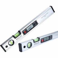 BENOBBY KIDS Elektronische Digital-Wasserwaage Mit Magnetismus (600 Mm Multifunktion (mit Magnetismus)) Aluminium-Hochpräzisions-Digitalwasserwaage Neigungsmesser Mit 2 Hochpräzisen Wasserwaagen Und LCD-Display, Aluminium-Elektronik-Magnetwasserwaage, Bodenskala