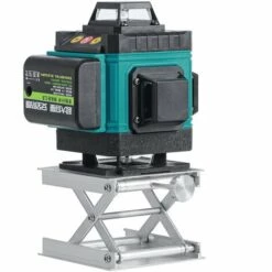 DRILLPRO 16 Linien 360° 3D-Laser-Wasserwaage, Selbstnivellierend, Horizontales Und Vertikales Kreuz, Grün