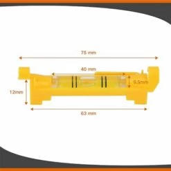 OCXIN 5 Stück Schnurlinien-Wasserwaage, Mini-Seil-Wasserwaage Schnurwasserwaage Mit Vorgeformten HakenHängende Schnurwaage Winkeleinstellungsinstrument -Angebote Fliesenleger-Werkzeug Store 57686782 2