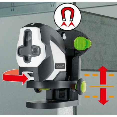 Laserliner Automatischer Kreuzlinien-Laser SuperCross-Laser 2GP - 081.191A 2 Laserliner Automatischer Kreuzlinien-Laser SuperCross-Laser 2GP - 081.191A – Bild 2