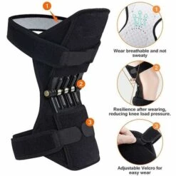 GESCHENKE Power Kniebandage Federkniebandage, 1 Paar Patella Booster Federkniebandage Unterstützung Für Wandersport -Angebote Fliesenleger-Werkzeug Store 57883683 5