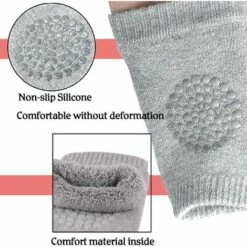 OCXIN 8 Paar Baby Knieschoner Krabbelhilfe Mit Gummipunkte Anti-Rutsch -Angebote Fliesenleger-Werkzeug Store 58038626 5