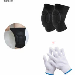 THSINDE 2 STÜCKE Professionelle Knieschützer Für Die Arbeit, Bequeme Knieschützer Für Abrasive Böden Für Garten- Und Bautanz, Elastischer Schaumstoff, Stoßfest