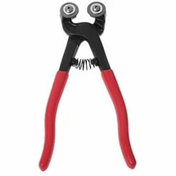 TINOR Mosaik Fliesenzange Werkzeuge 200mm Hartmetall Fliesenzange Keramikfliesen Schneidzange Mit Zwei Wolframkarbid Abtasträdern Fliesen Schneider Fahrbarer Zangen Werkzeug Für Glas Buntglas Trimmt