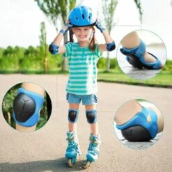 OYLDA Kinder Knieschützer Set 6in1 Schutzausrüstung Für Rollschuhfahren Radfahren -Angebote Fliesenleger-Werkzeug Store 58569797 3