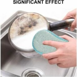 WERKZEUGE Doppelschwamm Antibakterieller Mikrofaser-Schwamm Für Nicht Scheuernde Schwämme, 4 Farben, Ideal Für Antihaft-Pfannen, Geeignet Zum Spülen Von Geschirr, Küchenutensilien -Angebote Fliesenleger-Werkzeug Store 58783305 5