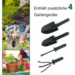 VINGO 2 In 1 Kniebank Mit Weichem Kniekissen, Klappbarer Gartenhocker Mit 1 Grosse Werkzeugtaschen, Gartenbank Aus Stahl,bis 150 Kg Mit 4X Werkzeug -Angebote Fliesenleger-Werkzeug Store 59037386 4