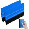 BARES 2 Pack Plastic Squeegees For Stickers, Soft Vinyl Film, Window Tinting Tool, Soft Felt Scraper (2pcs)