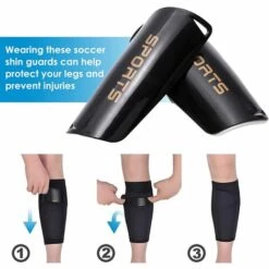 BEARSU 1 Paar Fußball-Schienbeinschoner, Ersatz-Trainingspads Für Fußball-Schienbeinschoner, Leichte, Atmungsaktive Schutzpolster Für Kinder Und Erwachsene, Fußball, Anfänger, Leichtathletik -Angebote Fliesenleger-Werkzeug Store 59193710 3