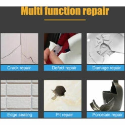LIFCAUSAL OUHOE Keramikfliesen-Reparaturmittel Keramikpaste Closestool Marmorgrube Glasierte Keramikfliesen-Reparaturpaste,Hellgelb -Angebote Fliesenleger-Werkzeug Store 59307723 4