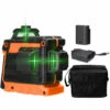 LIFCAUSAL Mini Multifunktionale 12 Linien Grünes Licht Laser Level 3° Selbstnivellierende Maschine USB Wiederaufladbare Lithium Batterie Nivellierwerkzeug 3 Farben Optional