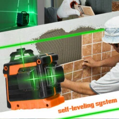 LIFCAUSAL Mini Multifunktionale 12 Linien Grünes Licht Laser Level 3° Selbstnivellierende Maschine USB Wiederaufladbare Lithium Batterie Nivellierwerkzeug 3 Farben Optional -Angebote Fliesenleger-Werkzeug Store 59308141 5