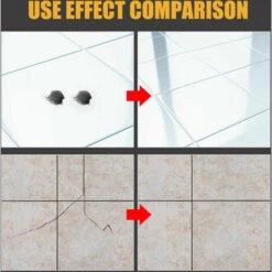 LIFCAUSAL OUHOE Keramikfliesen-Reparaturmittel Keramikpaste Closestool Marmorgrube Glasierte Keramikfliesen-Reparaturpaste,Hell Gold -Angebote Fliesenleger-Werkzeug Store 59308233 4