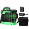 ASUPERMALL Mini-Multifunktionslaser Mit 12 Linien, Grünes Licht, 3 °, Selbstnivellierende Maschine, USB-wiederaufladbares Lithium-Batterie-Nivellierwerkzeug, 3 Farben, Optional